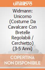 Widmann: Unicorno (Costume Da Cavalcare Con Bretelle Regolabili / Cerchietto) (3-5 Anni) giochi