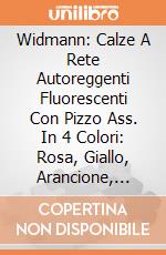 Widmann: Calze A Rete Autoreggenti Fluorescenti Con Pizzo Ass. In 4 Colori: Rosa, Giallo, Arancione, Verde (Tg. Unica Adulto) giochi