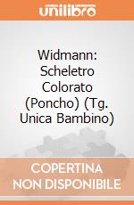 Widmann: Scheletro Colorato (Poncho) (Tg. Unica Bambino) giochi