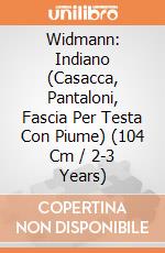 Widmann: Indiano (Casacca, Pantaloni, Fascia Per Testa Con Piume) (104 Cm / 2-3 Years) giochi