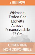 Widmann: Trofeo Con Etichetta Adesiva Personalizzabile 22 Cm giochi