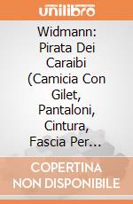 Widmann: Pirata Dei Caraibi (Camicia Con Gilet, Pantaloni, Cintura, Fascia Per Testa, Cappello) (Tg. Xl) giochi