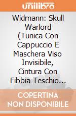 Widmann: Skull Warlord (Tunica Con Cappuccio E Maschera Viso Invisibile, Cintura Con Fibbia Teschio 3D E Catene) (128 Cm / 5-7 Years) giochi