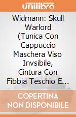Widmann: Skull Warlord (Tunica Con Cappuccio Maschera Viso Invsibile, Cintura Con Fibbia Teschio E Catene) (Tg. L) giochi