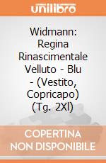 Widmann: Regina Rinascimentale Velluto - Blu - (Vestito, Copricapo) (Tg. 2Xl) giochi