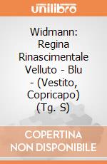 Widmann: Regina Rinascimentale Velluto - Blu - (Vestito, Copricapo) (Tg. S) giochi