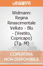 Widmann: Regina Rinascimentale Velluto - Blu - (Vestito, Copricapo) (Tg. M) giochi