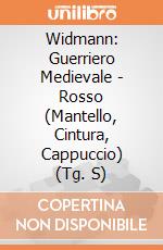 Widmann: Guerriero Medievale - Rosso (Mantello, Cintura, Cappuccio) (Tg. S) giochi