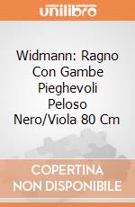Widmann: Ragno Con Gambe Pieghevoli Peloso Nero/Viola 80 Cm giochi