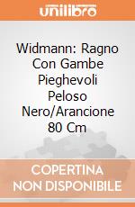 Widmann: Ragno Con Gambe Pieghevoli Peloso Nero/Arancione 80 Cm giochi