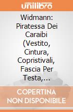 Widmann: Piratessa Dei Caraibi (Vestito, Cintura, Copristivali, Fascia Per Testa, Cappello) (158 Cm / 11-13 Years) giochi