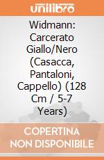 Widmann: Carcerato Giallo/Nero (Casacca, Pantaloni, Cappello) (128 Cm / 5-7 Years) giochi