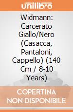 Widmann: Carcerato Giallo/Nero (Casacca, Pantaloni, Cappello) (140 Cm / 8-10 Years) giochi