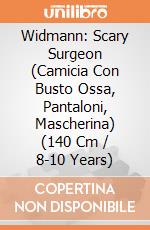 Widmann: Scary Surgeon (Camicia Con Busto Ossa, Pantaloni, Mascherina) (140 Cm / 8-10 Years) giochi
