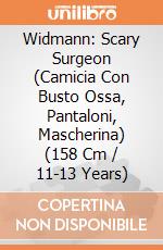 Widmann: Scary Surgeon (Camicia Con Busto Ossa, Pantaloni, Mascherina) (158 Cm / 11-13 Years) giochi