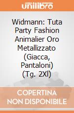 Widmann: Tuta Party Fashion Animalier Oro Metallizzato (Giacca, Pantaloni) (Tg. 2Xl) giochi
