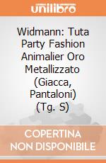 Widmann: Tuta Party Fashion Animalier Oro Metallizzato (Giacca, Pantaloni) (Tg. S) giochi