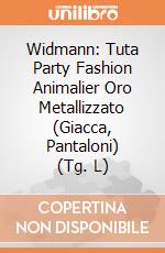 Widmann: Tuta Party Fashion Animalier Oro Metallizzato (Giacca, Pantaloni) (Tg. L) giochi