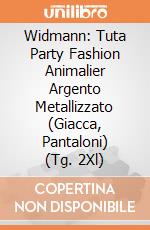 Widmann: Tuta Party Fashion Animalier Argento Metallizzato (Giacca, Pantaloni) (Tg. 2Xl) giochi