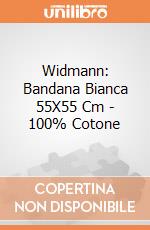 Widmann: Bandana Bianca 55X55 Cm - 100% Cotone giochi