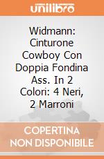 Widmann: Cinturone Cowboy Con Doppia Fondina Ass. In 2 Colori: 4 Neri, 2 Marroni giochi