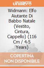 Widmann: Elfo Aiutante Di Babbo Natale (Vestito, Cintura, Cappello) (116 Cm / 4-5 Years) giochi