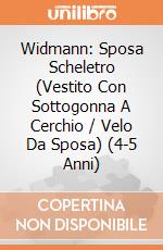 Widmann: Sposa Scheletro (Vestito Con Sottogonna A Cerchio / Velo Da Sposa) (4-5 Anni) giochi