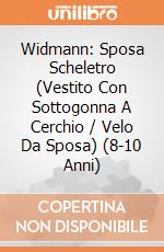 Widmann: Sposa Scheletro (Vestito Con Sottogonna A Cerchio / Velo Da Sposa) (8-10 Anni) giochi