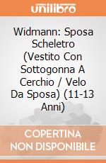 Widmann: Sposa Scheletro (Vestito Con Sottogonna A Cerchio / Velo Da Sposa) (11-13 Anni) giochi
