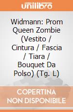 Widmann: Prom Queen Zombie (Vestito / Cintura / Fascia / Tiara / Bouquet Da Polso) (Tg. L) giochi