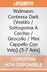 Widmann: Contessa Dark (Vestito / Sottogonna A Cerchio / Girocollo / Mini Cappello Con Velo) (5-7 Anni) giochi