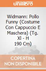Widmann: Pollo Funny (Costume Con Cappuccio E Maschera) (Tg. Xl - H 190 Cm) giochi