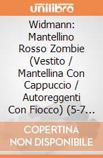 Widmann: Mantellino Rosso Zombie (Vestito / Mantellina Con Cappuccio / Autoreggenti Con Fiocco) (5-7 Anni) giochi