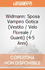 Widmann: Sposa Vampiro Gotica (Vestito / Velo Floreale / Guanti) (4-5 Anni) giochi