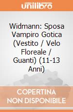 Widmann: Sposa Vampiro Gotica (Vestito / Velo Floreale / Guanti) (11-13 Anni) giochi
