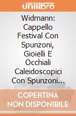 Widmann: Cappello Festival Con Spunzoni, Gioielli E Occhiali Caleidoscopici Con Spunzoni Paillettes Reversibili Nero/Oro giochi