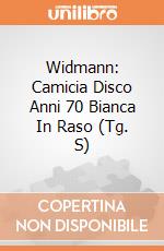 Widmann: Camicia Disco Anni 70 Bianca In Raso (Tg. S) giochi
