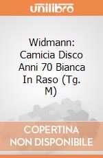 Widmann: Camicia Disco Anni 70 Bianca In Raso (Tg. M) giochi