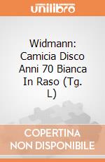 Widmann: Camicia Disco Anni 70 Bianca In Raso (Tg. L) giochi