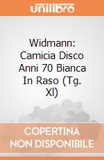 Widmann: Camicia Disco Anni 70 Bianca In Raso (Tg. Xl) giochi