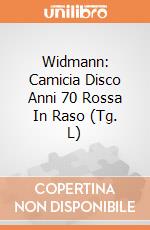 Widmann: Camicia Disco Anni 70 Rossa In Raso (Tg. L) giochi