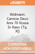 Widmann: Camicia Disco Anni 70 Rossa In Raso (Tg. Xl) giochi