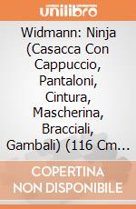Widmann: Ninja (Casacca Con Cappuccio, Pantaloni, Cintura, Mascherina, Bracciali, Gambali) (116 Cm / 4-5 Years) giochi