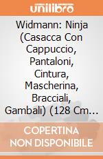 Widmann: Ninja (Casacca Con Cappuccio, Pantaloni, Cintura, Mascherina, Bracciali, Gambali) (128 Cm / 5-7 Years) giochi