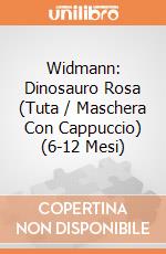 Widmann: Dinosauro Rosa (Tuta / Maschera Con Cappuccio) (6-12 Mesi) giochi