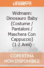Widmann: Dinosauro Baby (Costume / Pantaloni / Maschera Con Cappuccio) (1-2 Anni) giochi