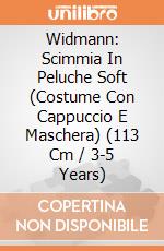 Widmann: Scimmia In Peluche Soft (Costume Con Cappuccio E Maschera) (113 Cm / 3-5 Years) giochi
