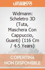 Widmann: Scheletro 3D (Tuta, Maschera Con Cappuccio, Guanti) (116 Cm / 4-5 Years) giochi