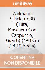Widmann: Scheletro 3D (Tuta, Maschera Con Cappuccio, Guanti) (140 Cm / 8-10 Years) giochi