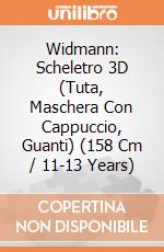 Widmann: Scheletro 3D (Tuta, Maschera Con Cappuccio, Guanti) (158 Cm / 11-13 Years) giochi